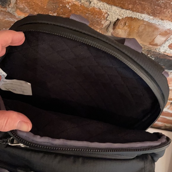 LLBean black backpack with soft section for laptop - Picture 6 of 15